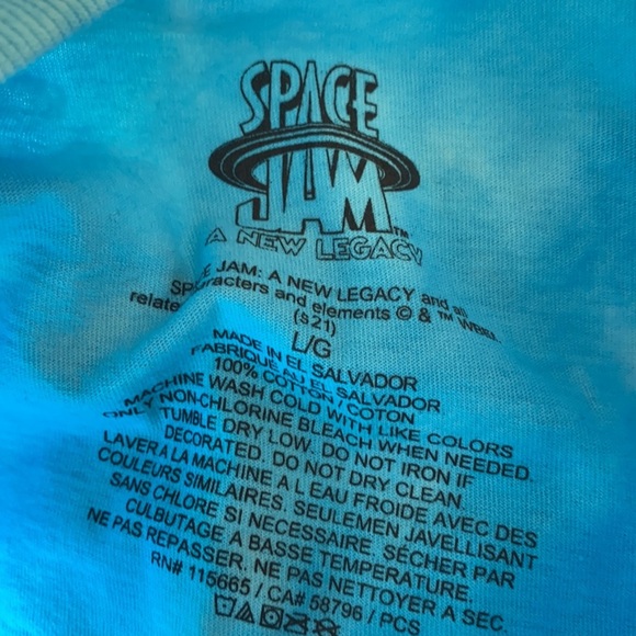 New Space jam long sleeve shirt Large - Picture 4 of 4